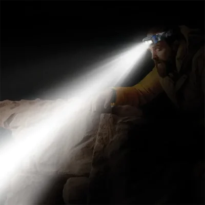 چراغ پیشانی شارژی پاورولوژی Powerology BrightVision Headlamp PWZF6578BK 2