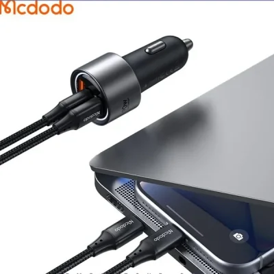 شارژر فندکی 90W سه پورت مکدودو Mcdodo Gana 90W Car Charger cc-3110 4