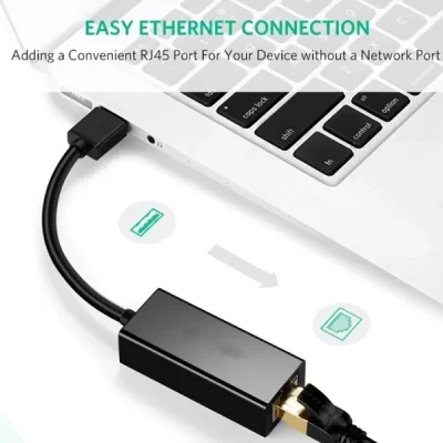تبدیل USB-A به LAN کوتسی مدل 83001-100M 2