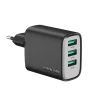 شارژر دیواری سوپرا ۲۴ وات گرین لاین Green Lion GN3USB24EUBK