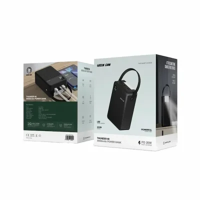 پاوربانک 80000 گرین لاین GNTHU80KPBBK 2