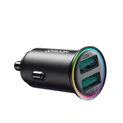 شارژر فندکی دو پورت 24وات جویروم  JR-CCN03 3