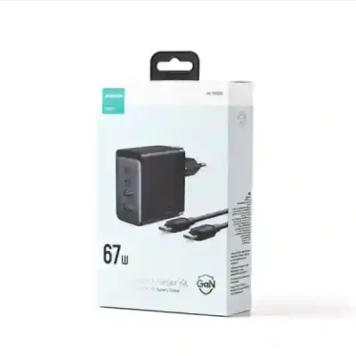 آداپتور شارژ 4 پورت 67 وات با کابل جویروم JR-TCG02 2