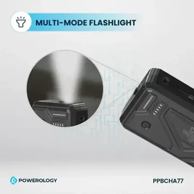 پاوربانک خورشیدی 27000 با کابل متصل پاورولوژی  PPBCHA77 5