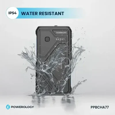 پاوربانک خورشیدی 27000 با کابل متصل پاورولوژی  PPBCHA77 3